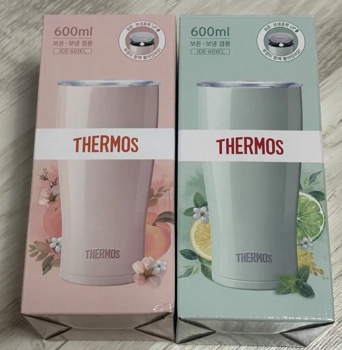 써모스 텀블러 진공단열컵 600ml